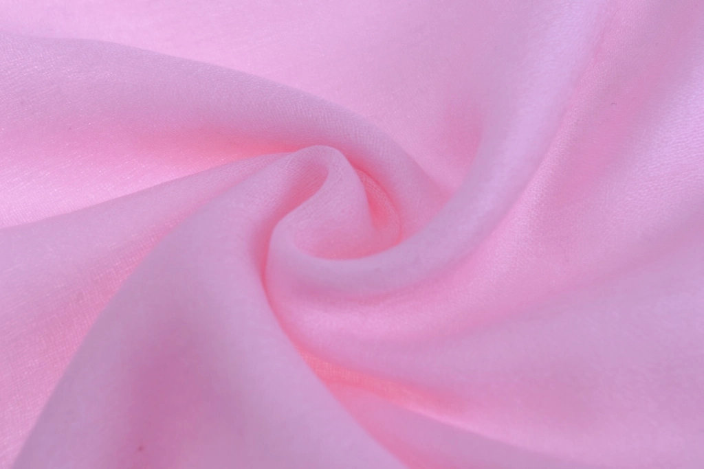 100% Worsted Spinning Cashmere Shawl Fashion Pink Scarf